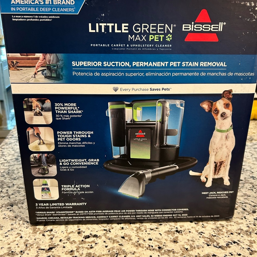 Bissell Little Green Max Pet with Black and Green Design
